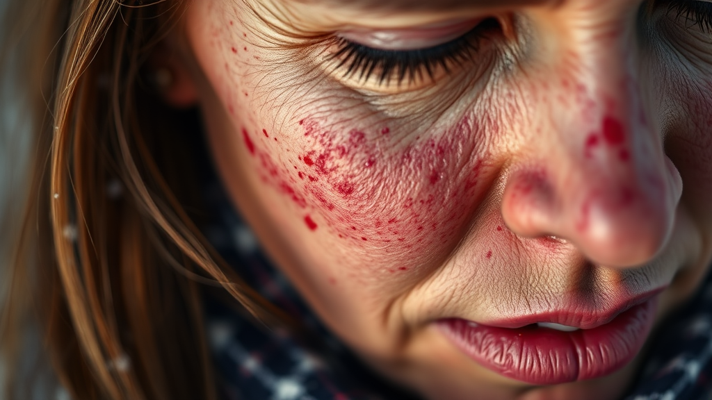 피부 장벽, 가려움증의 핵심 (realistic 스타일)