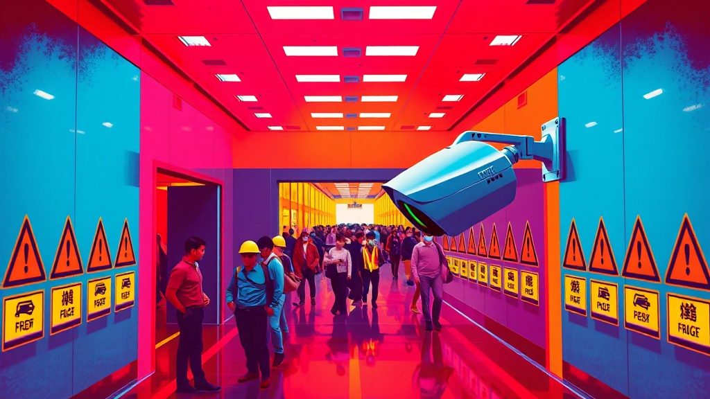 CCTV 설치 위치 및 각도 설정 (popart 스타일)