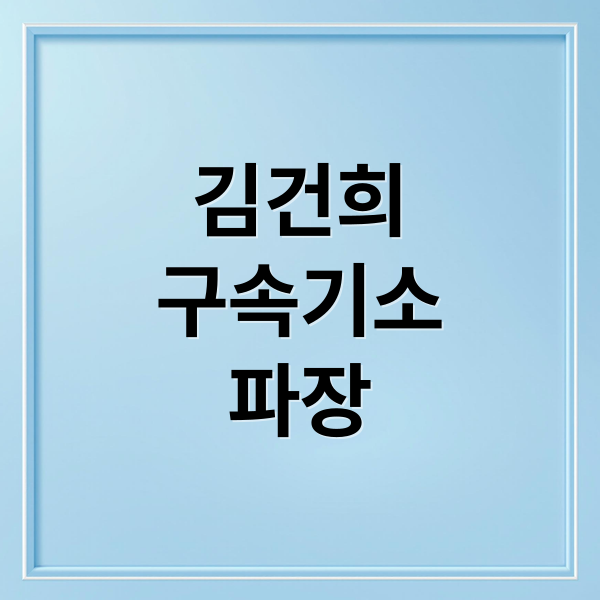 김건희
구속기소
파장 (특검 김건희 구속)