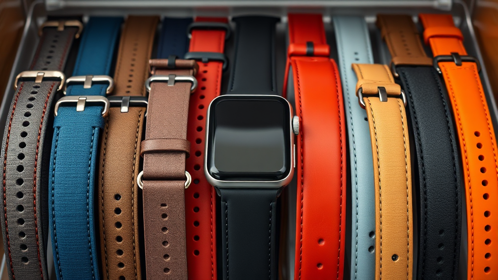 다양한 스트랩, 깔끔하게 정리하는 방법 (realistic 스타일)