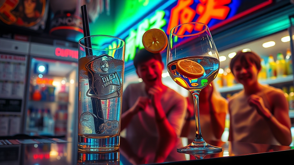 연예인 협업 주류 시장, 지디 하이볼의 미래는? (realistic 스타일)