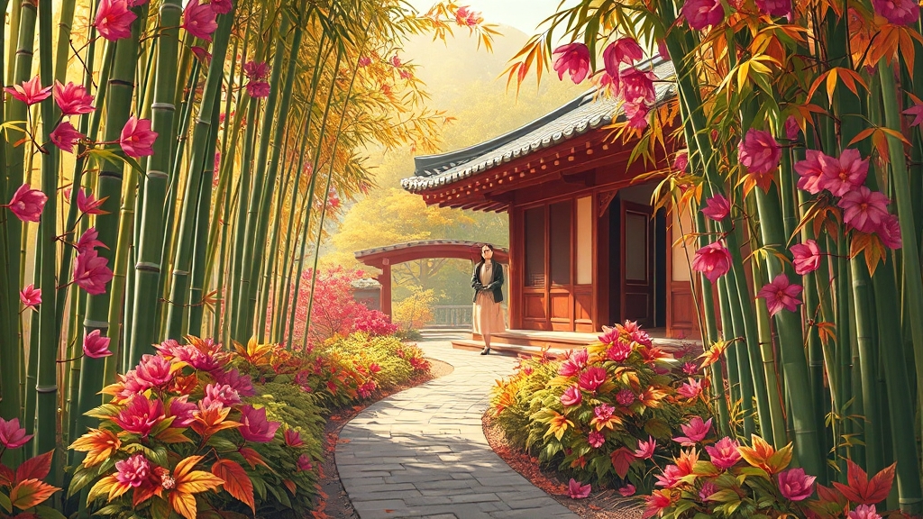 농촌 체험 및 부대시설 (illustration 스타일)