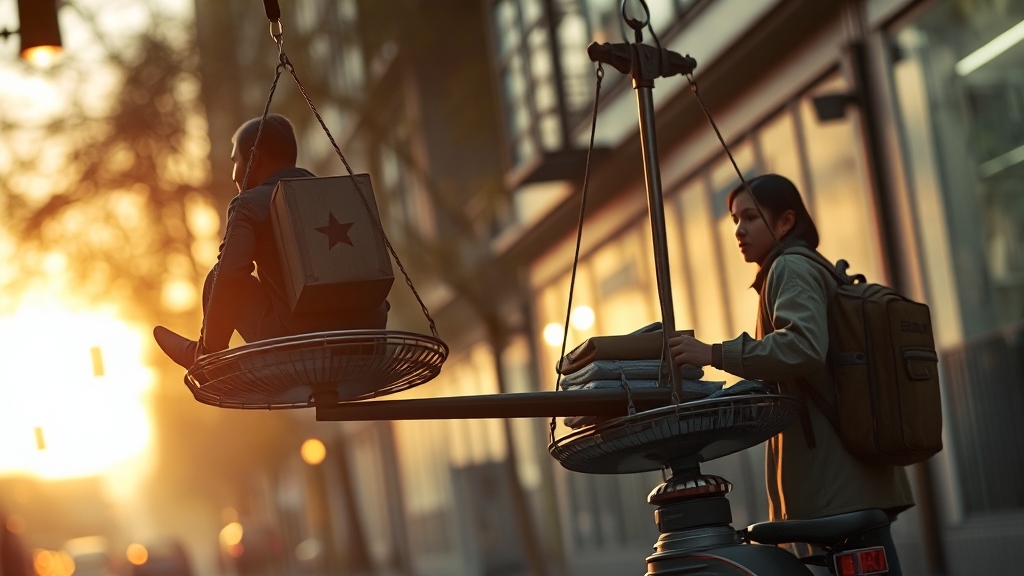 새벽 배송 규제, 다양한 입장 (realistic 스타일)