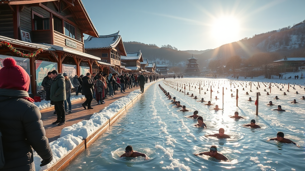 축제 기간 및 장소 상세 안내 (realistic 스타일)