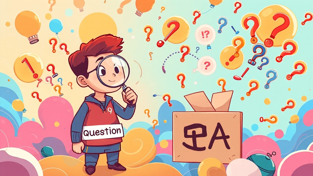 궁금증 해결! Q&A (cartoon 스타일)