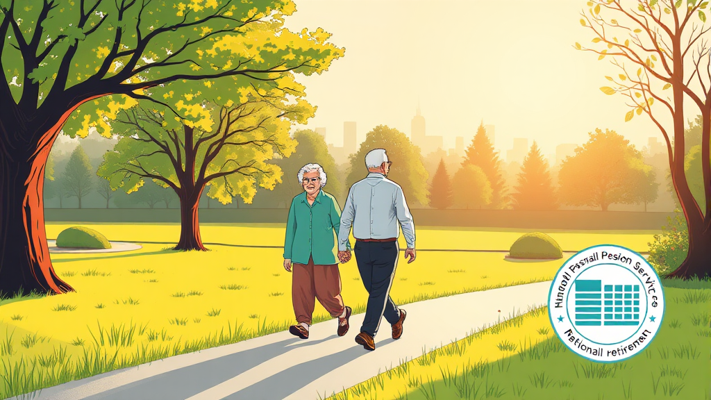 국민연금, 무엇일까요? (illustration 스타일)