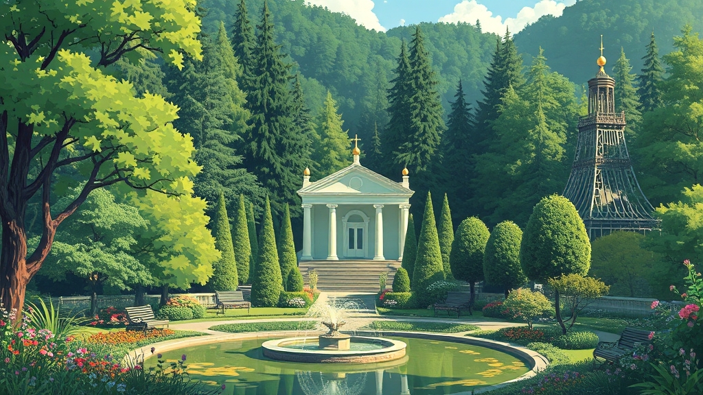 아가페정원 개요 (illustration 스타일)