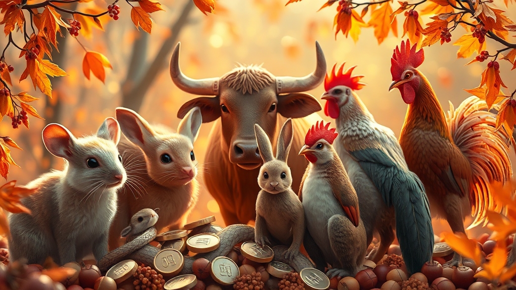 2025년 처서, 행운의 띠는? (realistic 스타일)