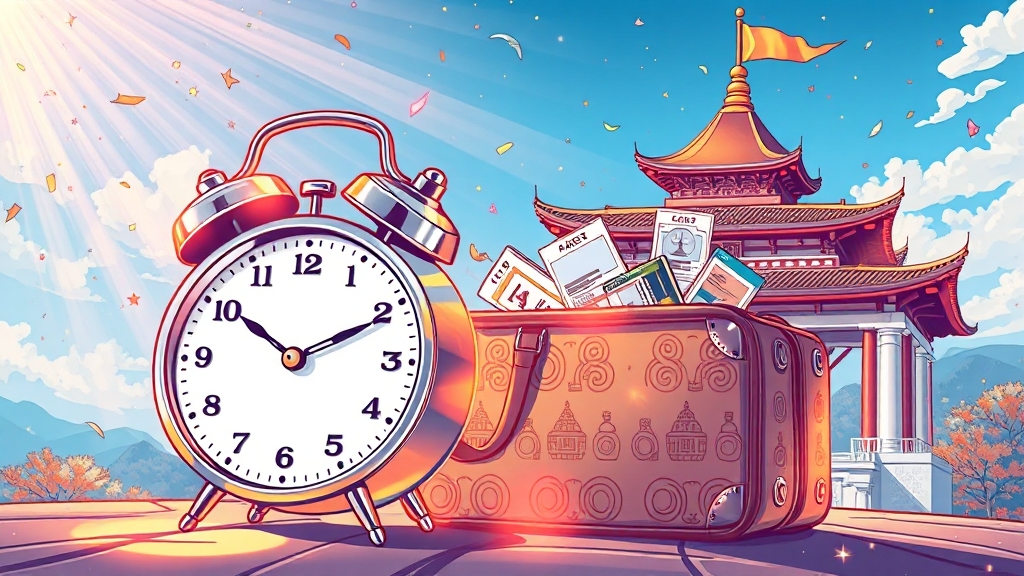 여행 계획 실용 팁 (illustration 스타일)