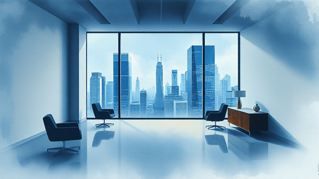 개업과 폐업, 냉정한 현실 (watercolor 스타일)