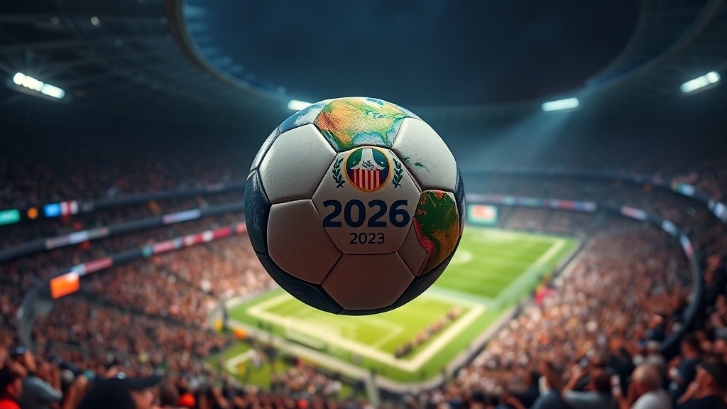 2026 월드컵 주요 일정 (realistic 스타일)