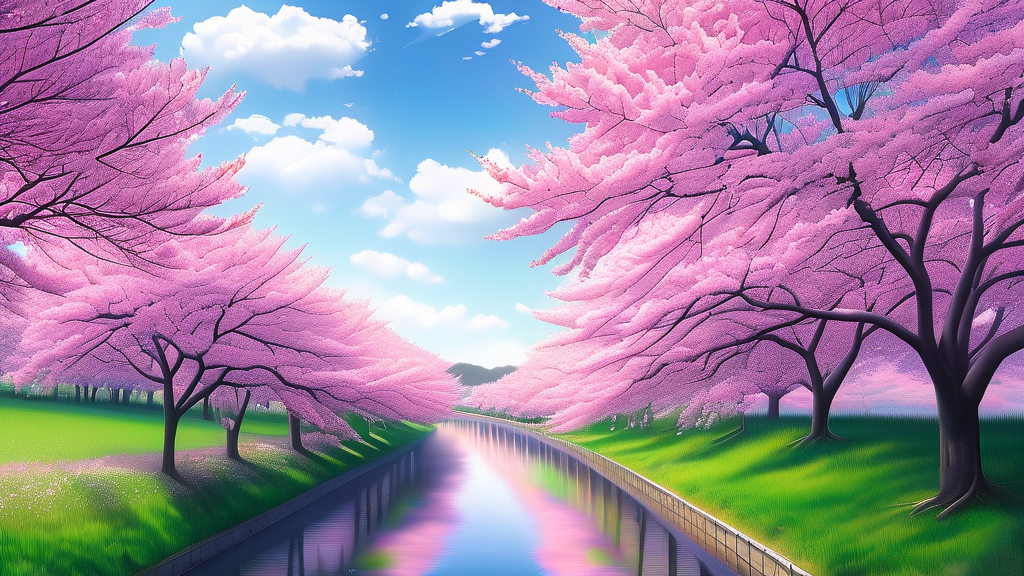 2026년 대구 벚꽃 개화 시기 예측 (realistic 스타일)