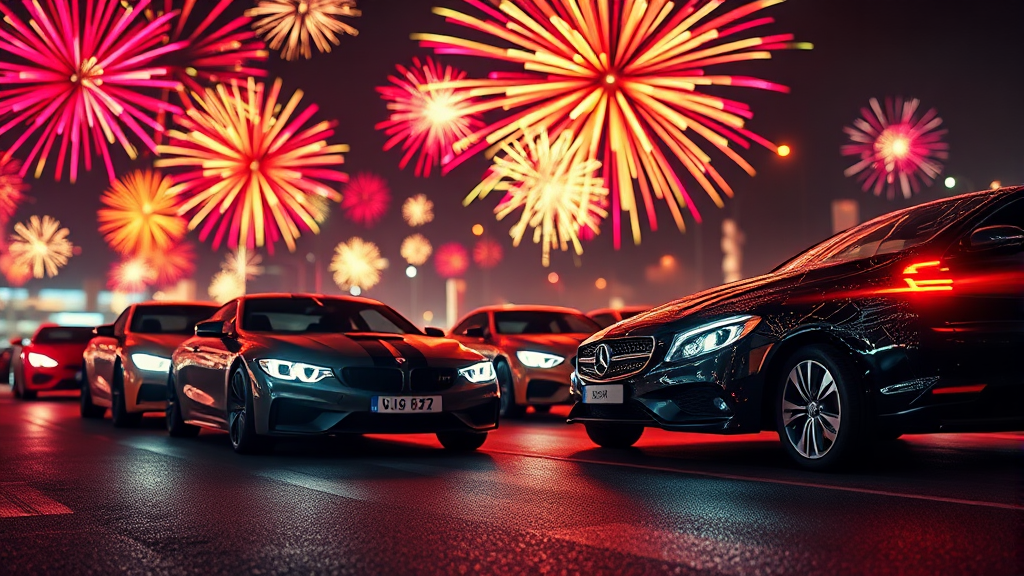 차종별 할인 혜택 비교 (realistic 스타일)