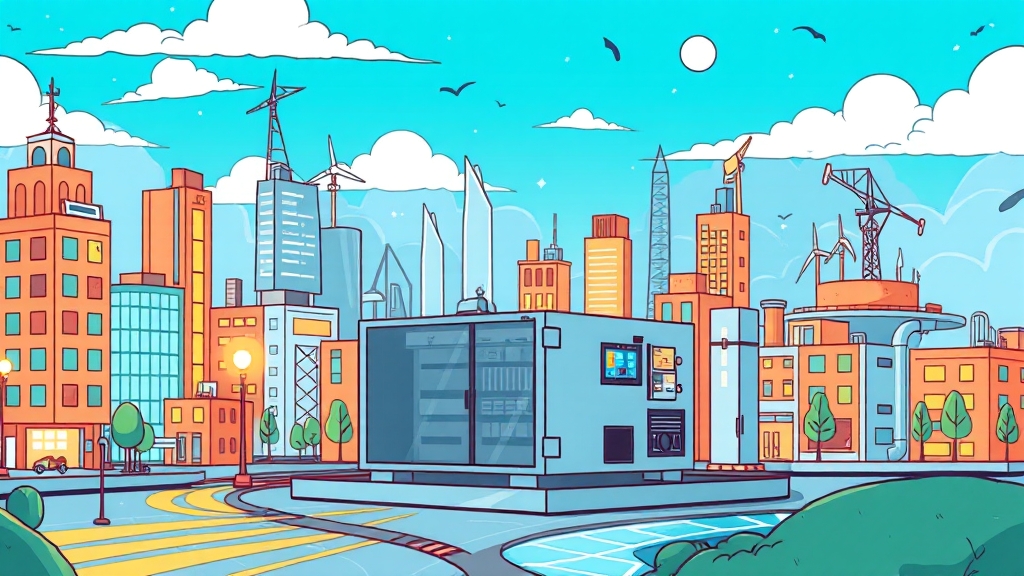 결론: ESS 산업, 에너지 전환 시대의 핵심 동력 (cartoon 스타일)