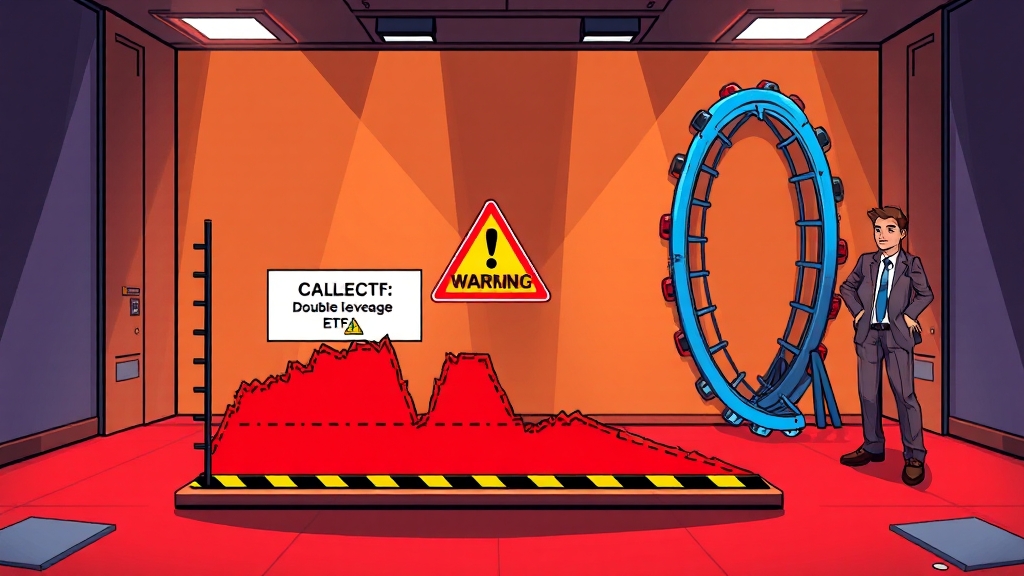 테슬라 주가 변동의 핵심 원인과 투자 전략 총정리(2025최신) 7 테슬라 ETF, 레버리지 상품은 어떨까? (cartoon 스타일)