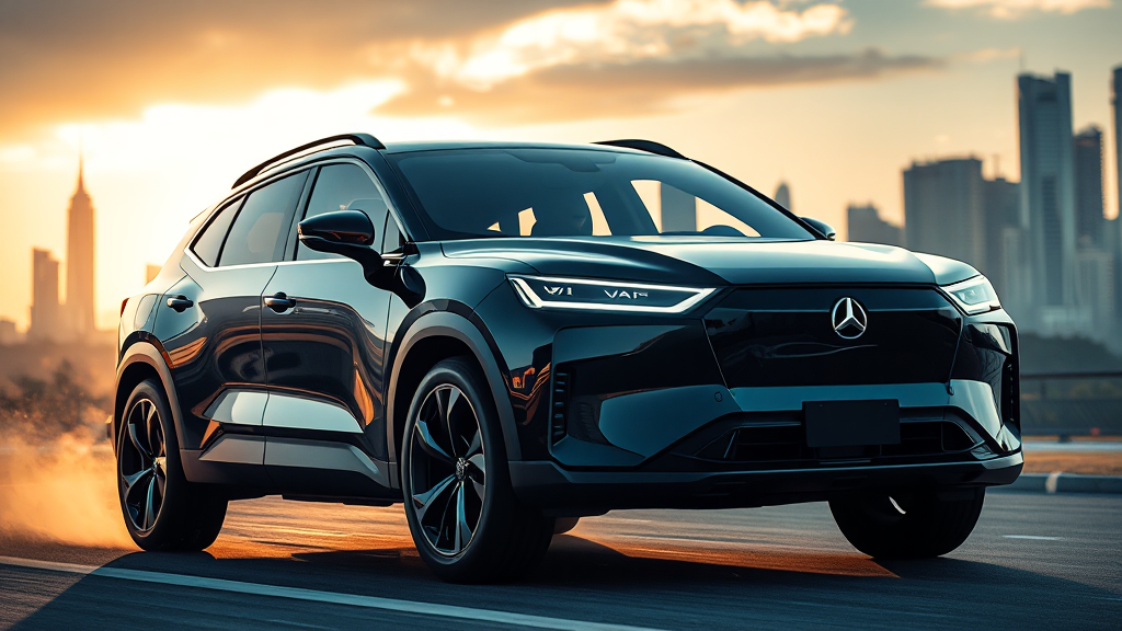 GV60 경쟁 모델 비교 (realistic 스타일)