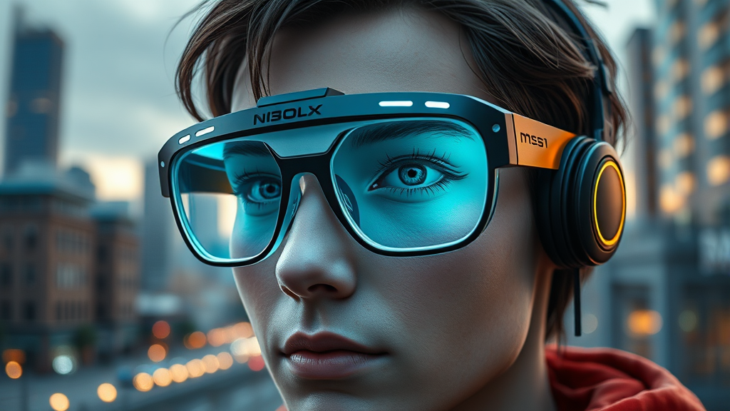 AI 안경, 드디어 출시? (realistic 스타일)