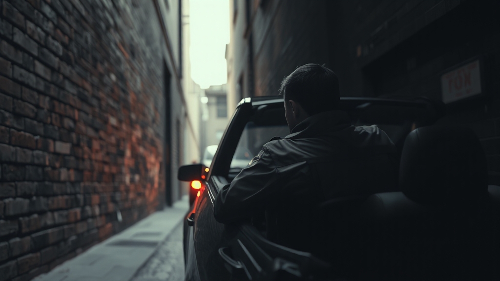 후진 중 사고, 과실은? (realistic 스타일)