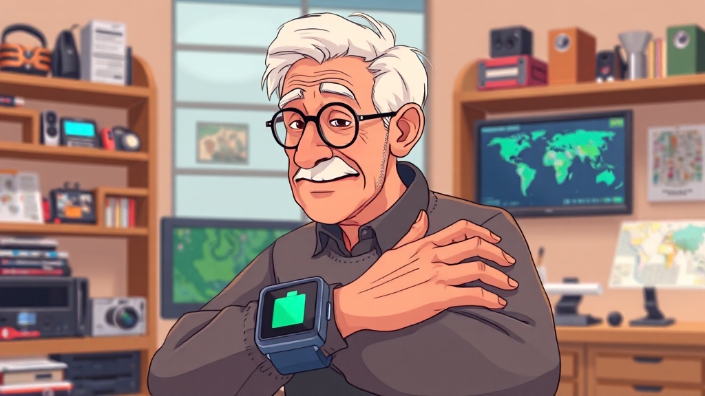 배회감지기, 사용 시 주의사항은? (cartoon 스타일)