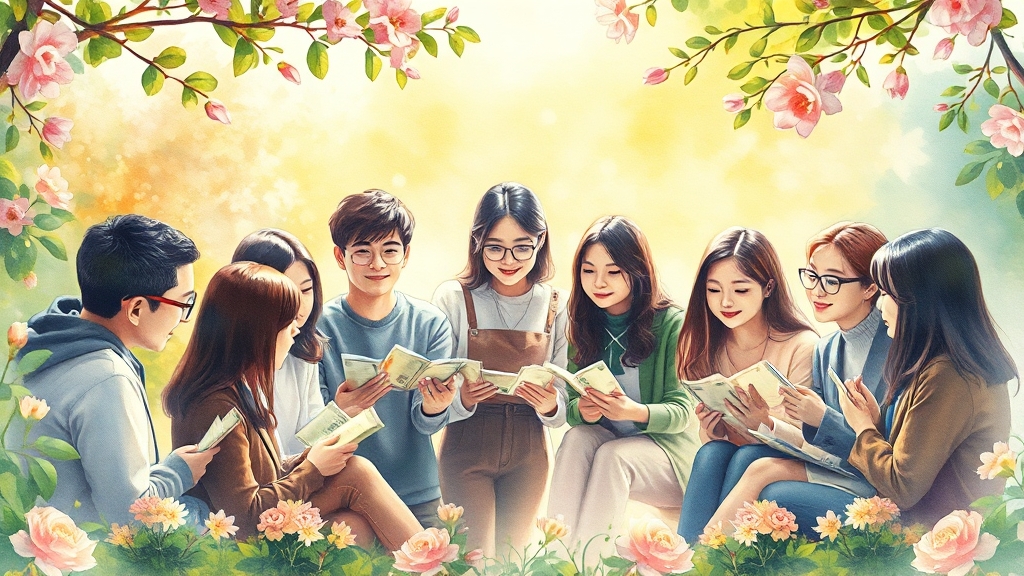 청년면접수당, 어떤 제도인가? (watercolor 스타일)