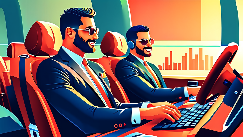 사업자라면 주목! 자동차 리스 절세 효과 (illustration 스타일)