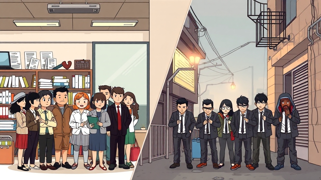 2금융권 비상금대출 비교 (cartoon 스타일)