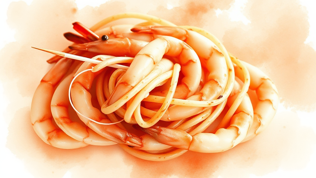 새우 손질 과정