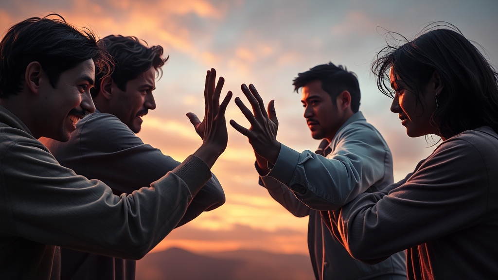 꿈 속 상대방에 따른 해몽 (realistic 스타일)