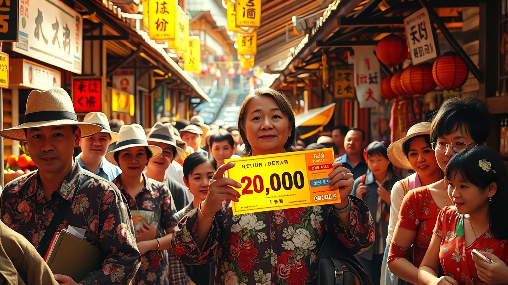 추가 혜택 (소비복권 등) (realistic 스타일)