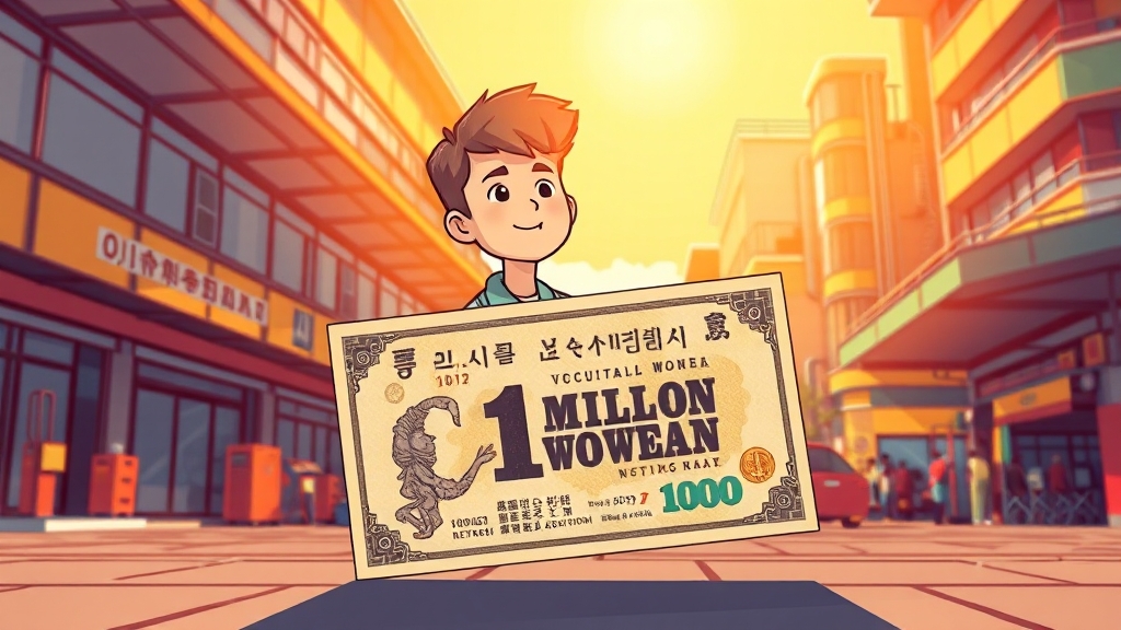 소액생계비 대출 외 정부 지원 정책 (cartoon 스타일)