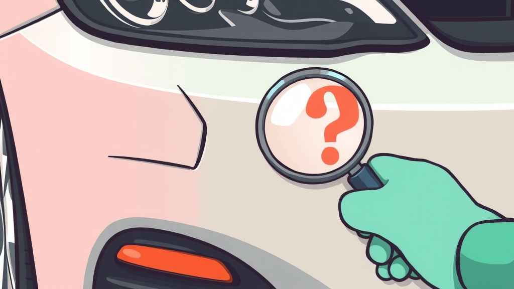 범퍼 수리, 견적부터 업체 선정 꿀팁! (cartoon 스타일)