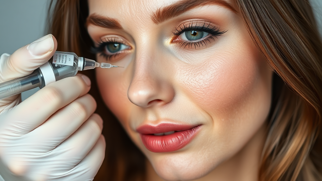 스킨보톡스 시술 과정 및 통증은? (realistic 스타일)