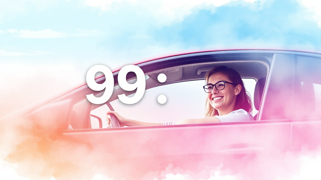 티맵 운전점수란? (watercolor 스타일)