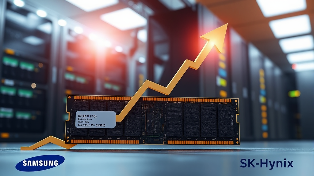D램 가격 변동, 향후 전망 (realistic 스타일)