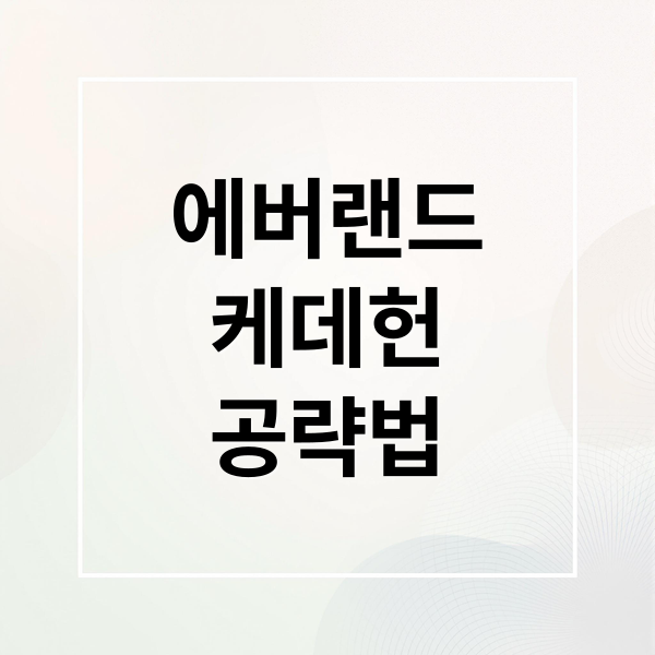 에버랜드
케데헌
공략법 (에버랜드 케데헌 오픈런 꿀팁)