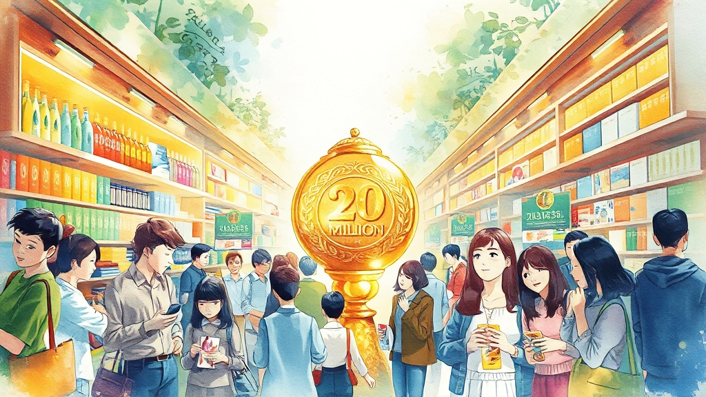 상생페이백 이벤트, 상생소비복권 (watercolor 스타일)