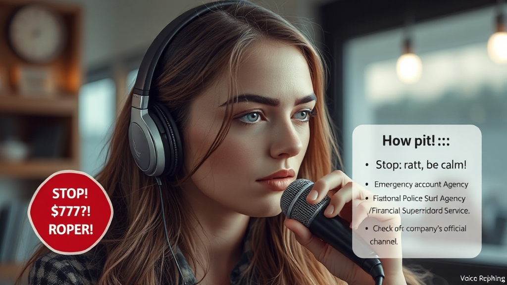 피해 발생 시, 이렇게 대처하세요! (realistic 스타일)