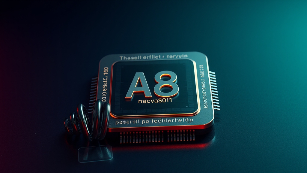 아이폰 16 프로세서 및 성능 (realistic 스타일)