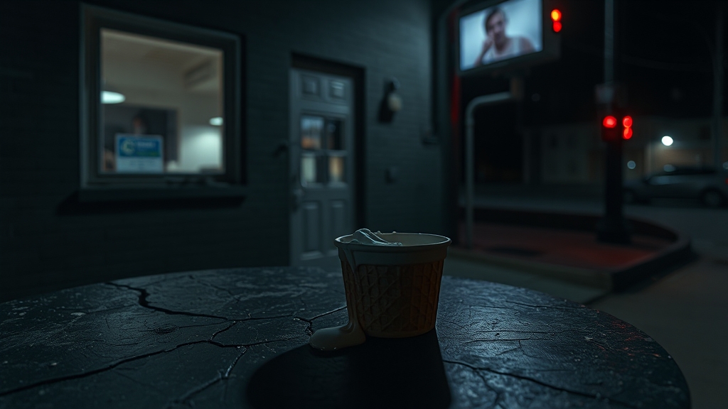 무인 매장, 왜 위험할까? (realistic 스타일)