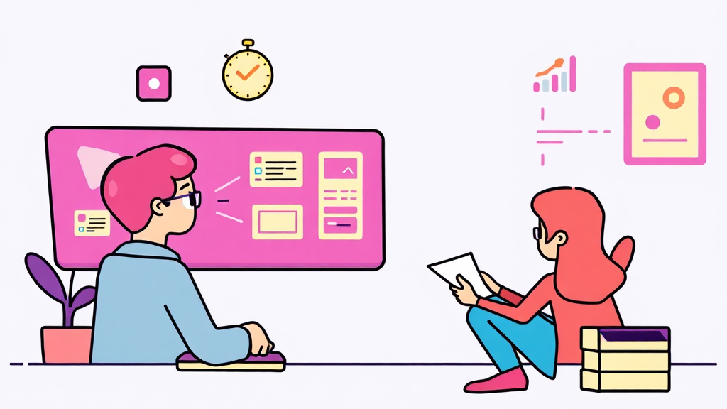 초개인화 학습: AI 맞춤 교육 (cartoon 스타일)