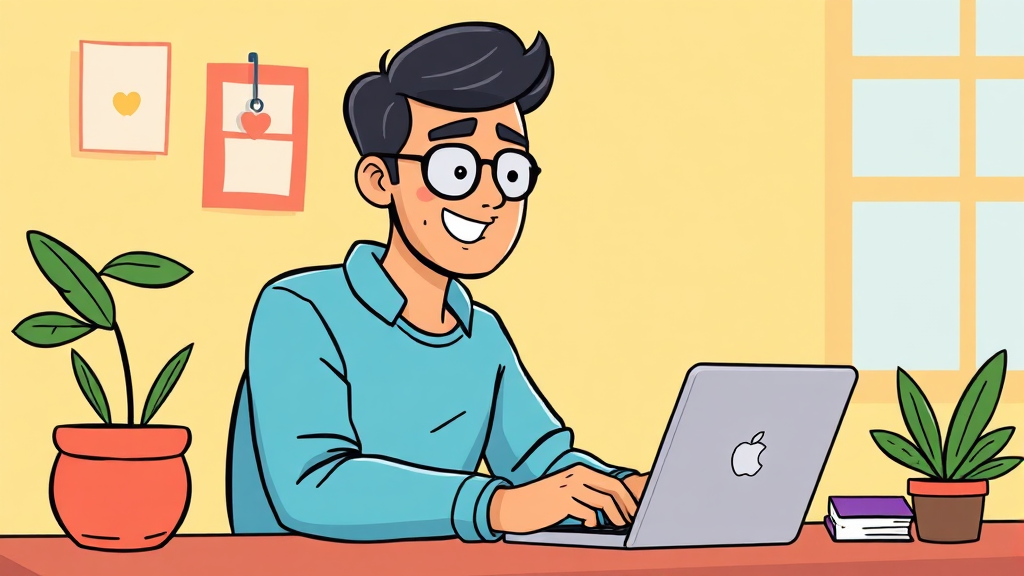 초보자를 위한 AI 부업 가이드 (cartoon 스타일)