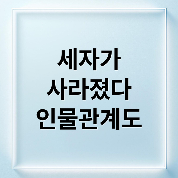 세자가
사라졌다
인물관계도 (세자가 사라졌다 명세빈)