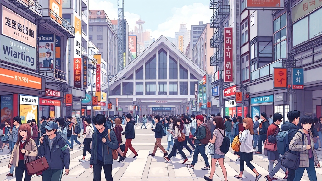 봉은사 교통 및 주차 정보 (illustration 스타일)