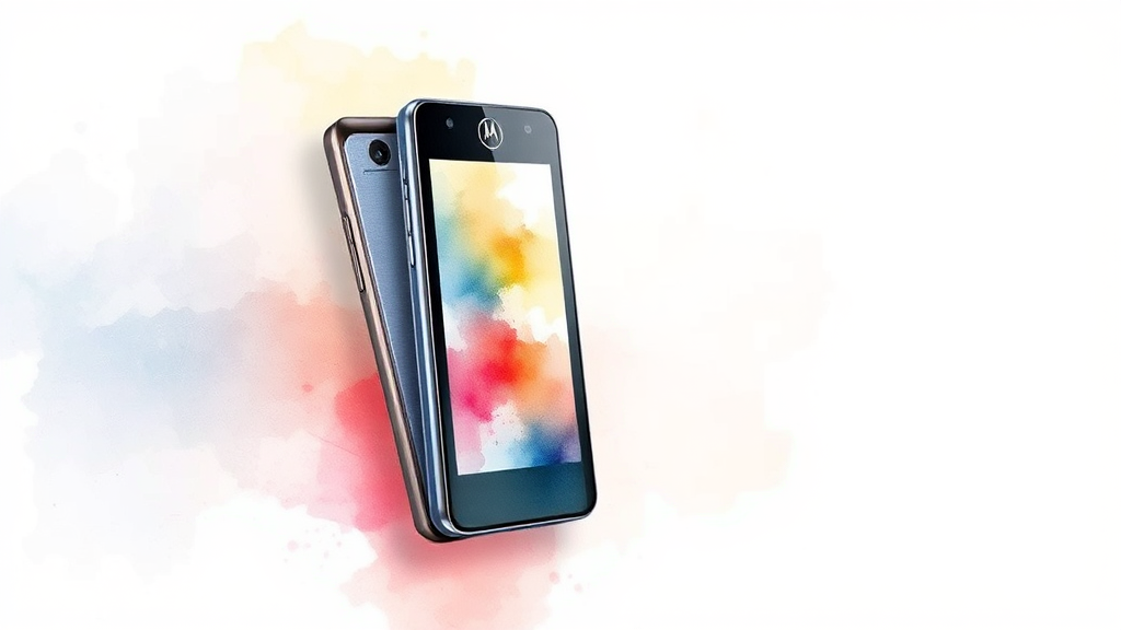 과거 폴더폰의 추억을 소환하는 디자인 (watercolor 스타일)