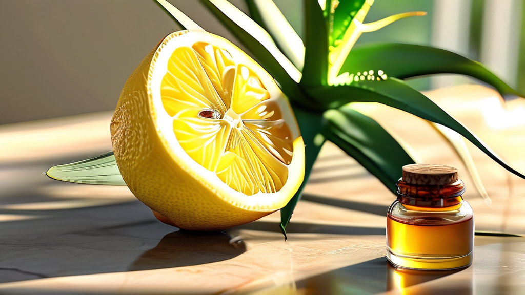 천연 성분으로 등드름 흉터 완화하기 (realistic 스타일)