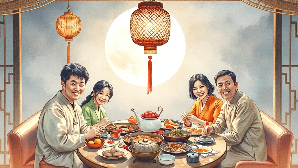 2025 추석 지원금 (watercolor 스타일)