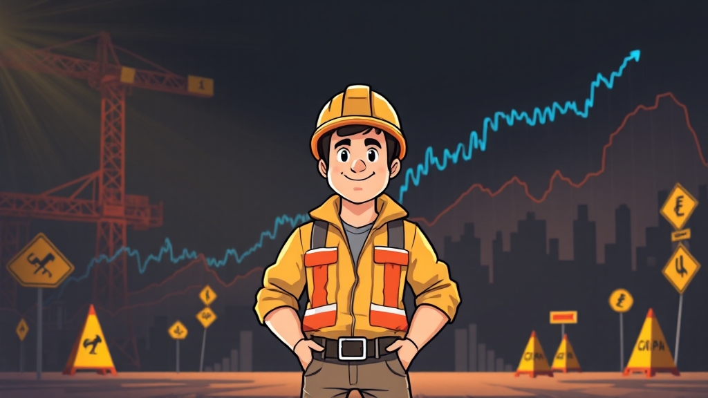 기준금리 동결 전망 & 산재 사고 (cartoon 스타일)