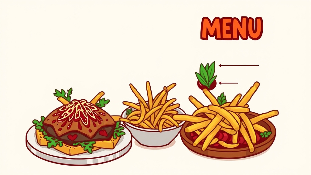 메뉴 구성, 이미지를 확 바꾸세요! (cartoon 스타일)