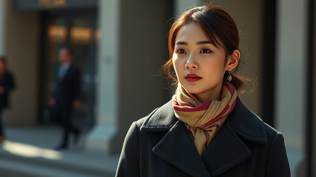 최화정 코트 스타일링 꿀팁 (realistic 스타일)