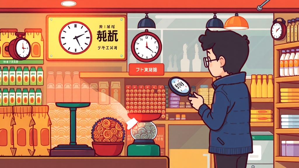 가격 공개 위반 시 제재 및 계도 기간 (cartoon 스타일)